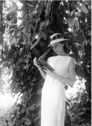 Audrey Hepburn costumes - Audrey Hepburn - white frock.jpg